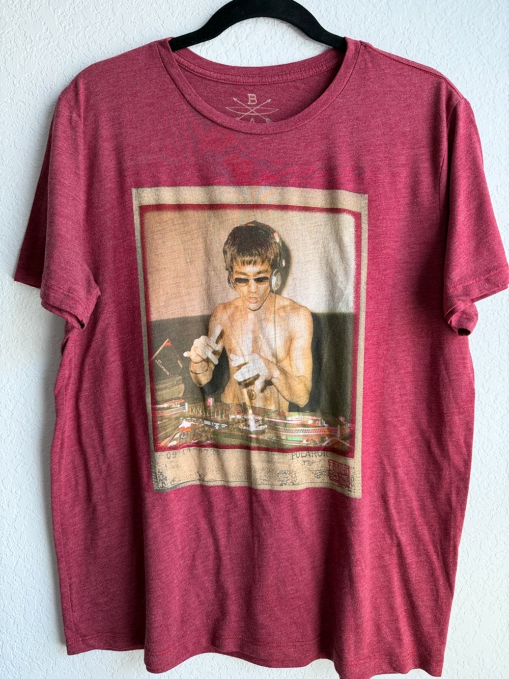 Men's Bruce Lee DJ Crewneck Tee